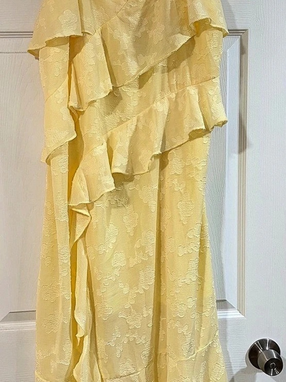 Wild Fable Yellow Ruffle Dress